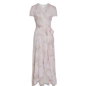 the natasha floral wrap maxi dress wayf